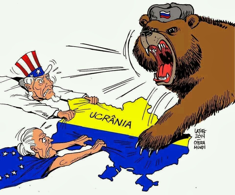 EEUU-UE, Rusia y Ucrania, Latuff